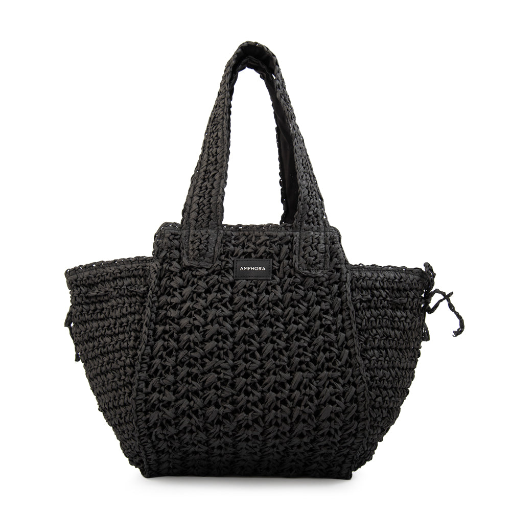 Bolso pistacho grande negro