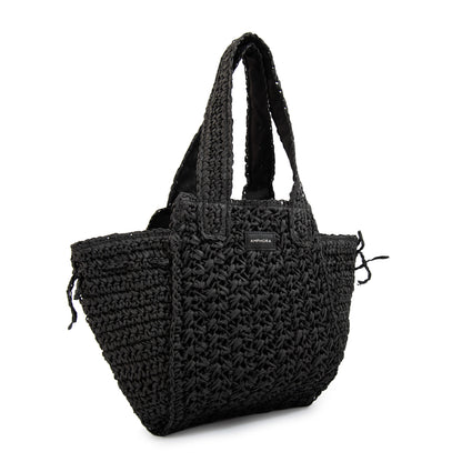 Bolso pistacho grande negro