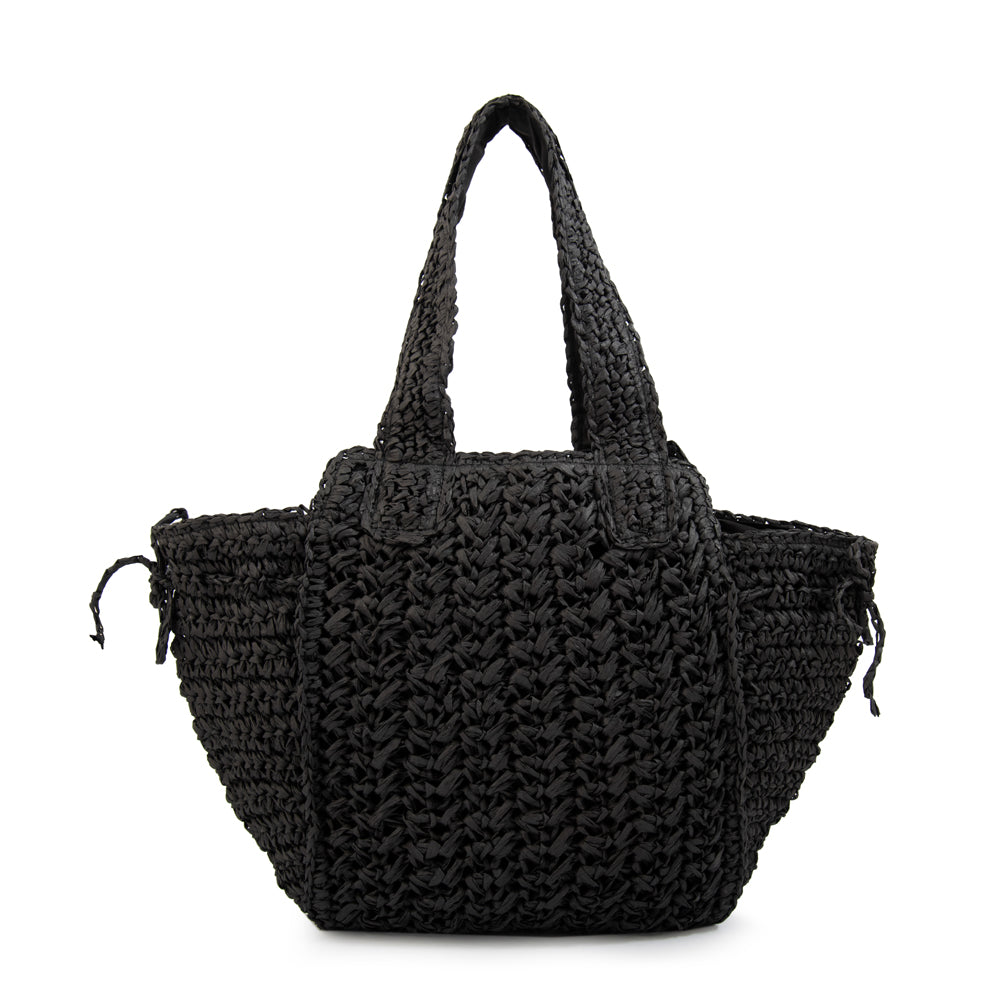 Bolso pistacho grande negro