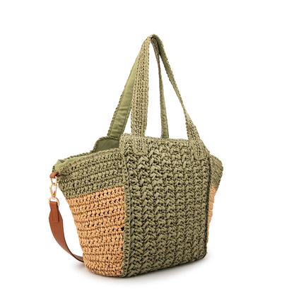 Bolso pistacho grande verde oliva