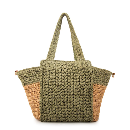 Bolso pistacho grande verde oliva