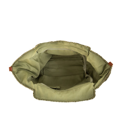 Bolso pistacho grande verde oliva