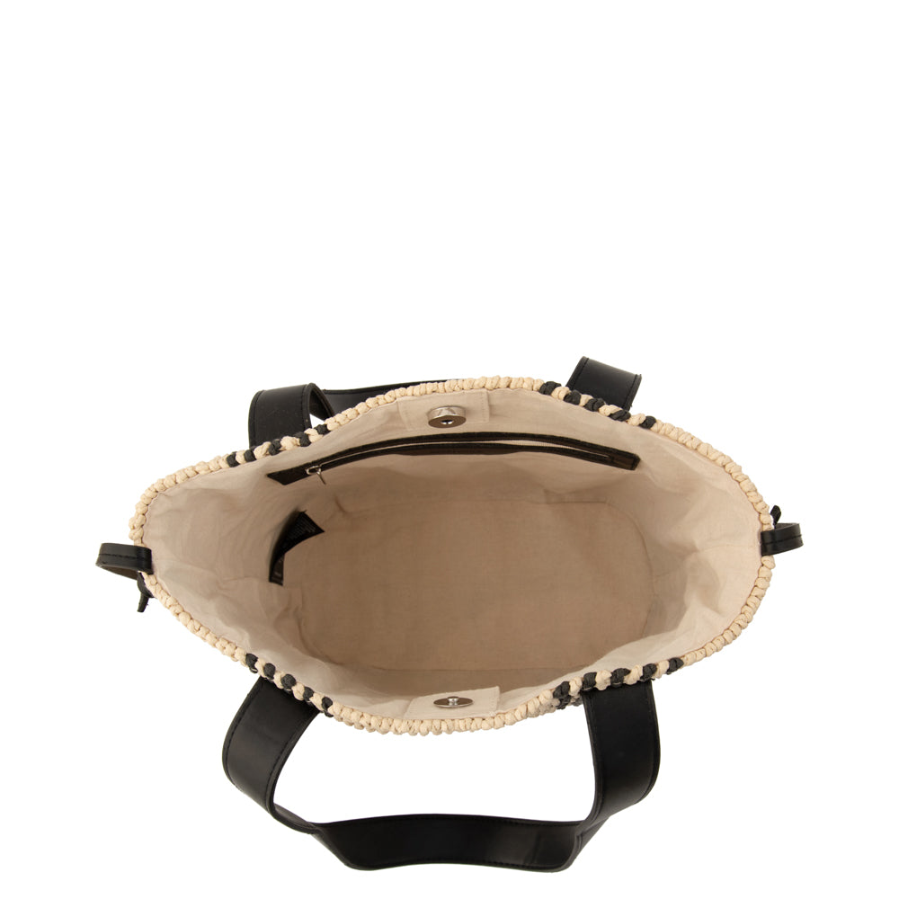 Bolso guadalupe mediana negro