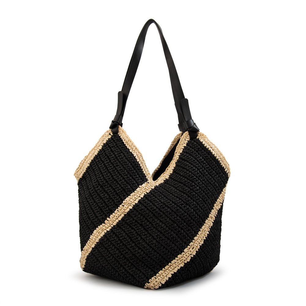 Bolso playa pirita grande negro