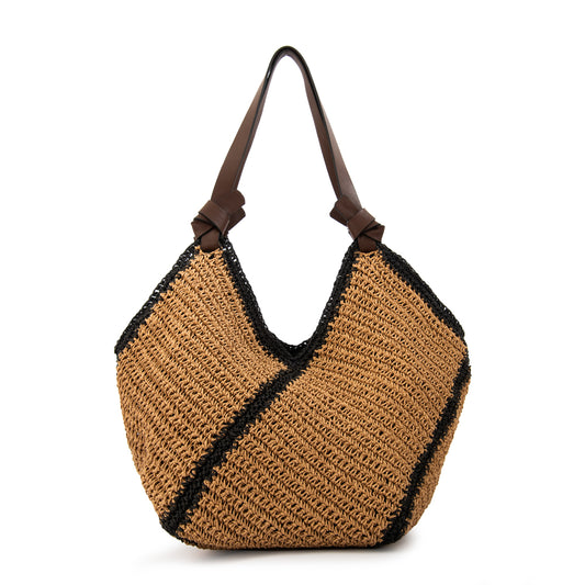 Bolso pirita grande beige oscuro