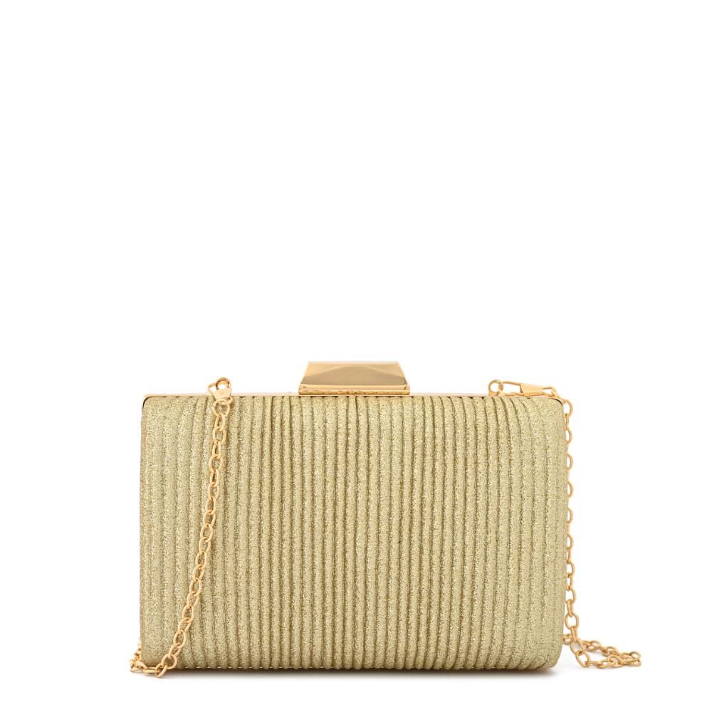 Cartera de fiesta jones dorado