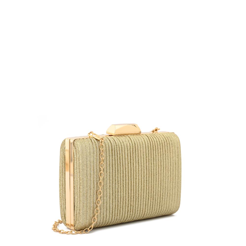 Cartera de fiesta jones dorado