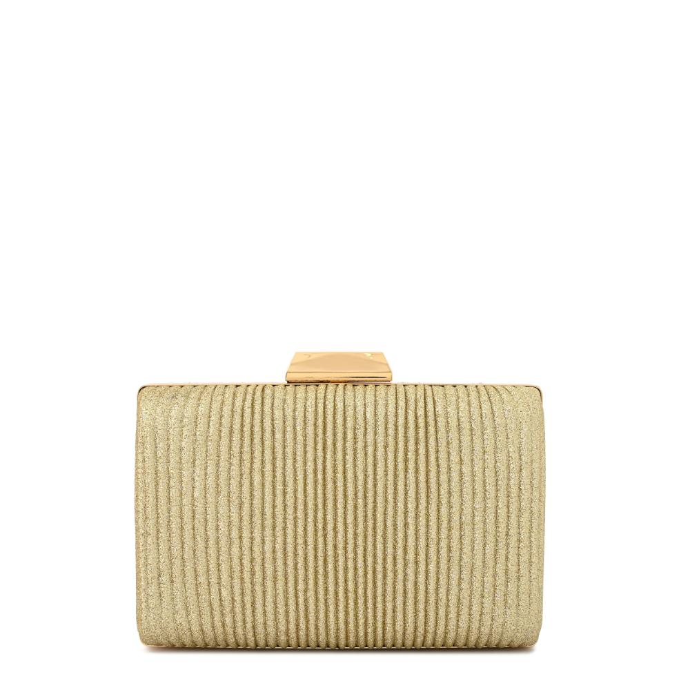 Cartera de fiesta jones dorado