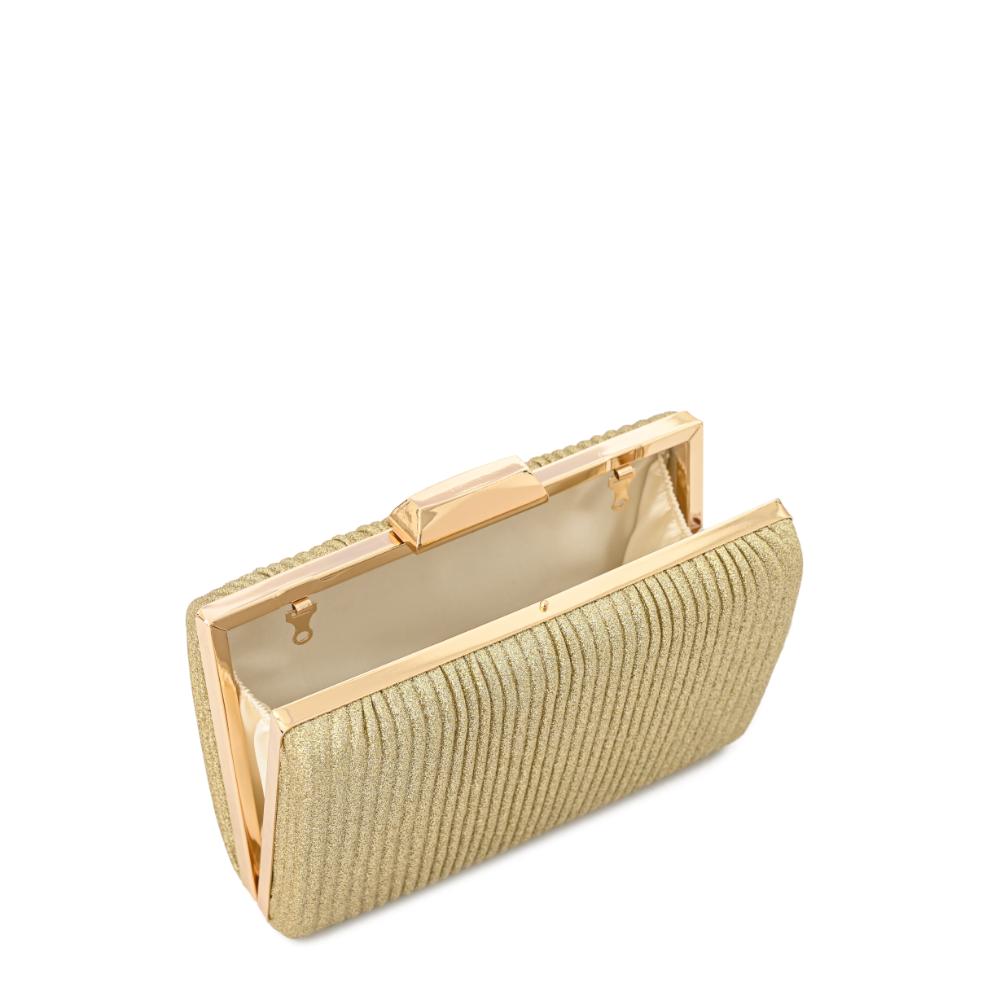 Cartera de fiesta jones dorado