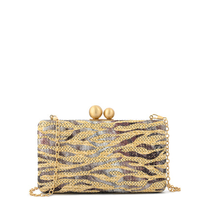 Cartera fiesta milani beige