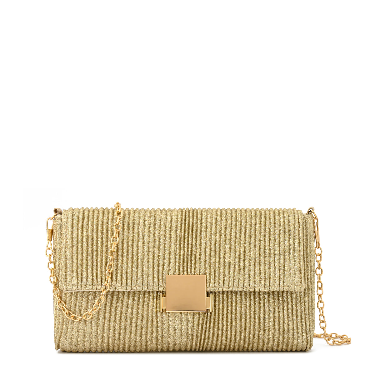 Cartera de fiesta davies dorado