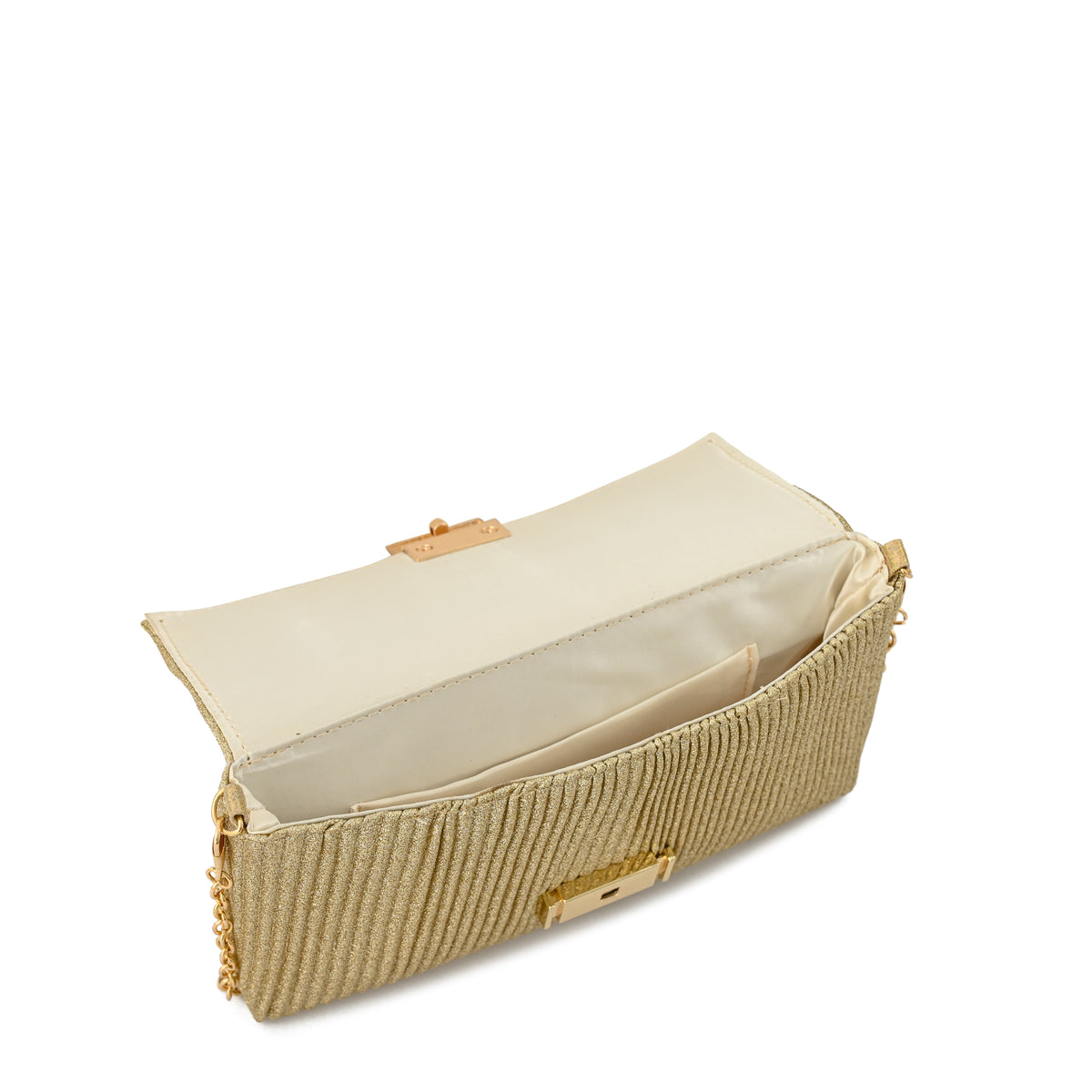 Cartera de fiesta davies dorado