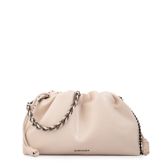 Cartera Bandolera isabella pequeña beige