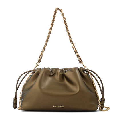 Cartera Bandolera isabella pequeña dorado oscuro