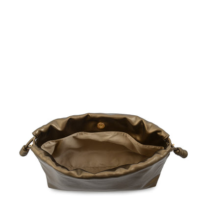 Cartera Bandolera isabella pequeña dorado oscuro