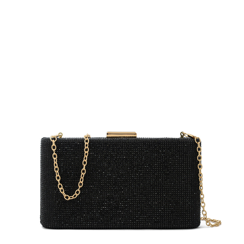 Cartera fiesta oxidiana pequeña negro