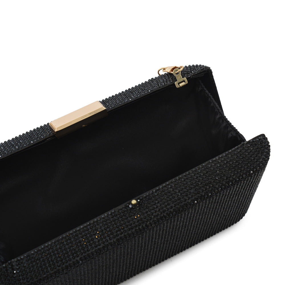 Cartera fiesta oxidiana pequeña negro