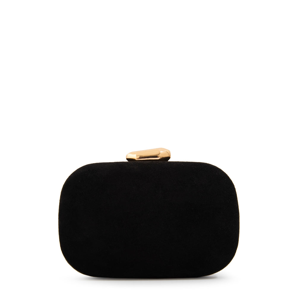 Cartera cofre fiesta bella pequeña negro