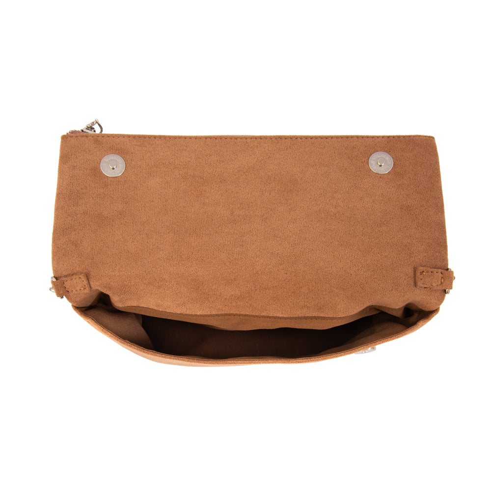 Cartera bandolera stefani pequeña café