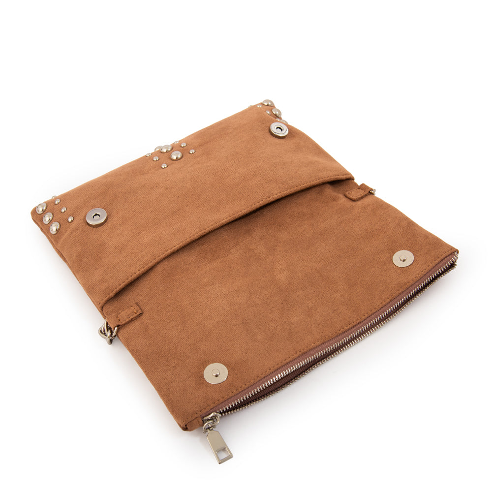Cartera bandolera stefani pequeña café