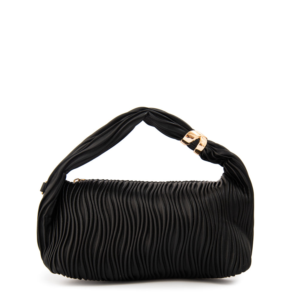 Cartera corte oval lissandra pequeña negro