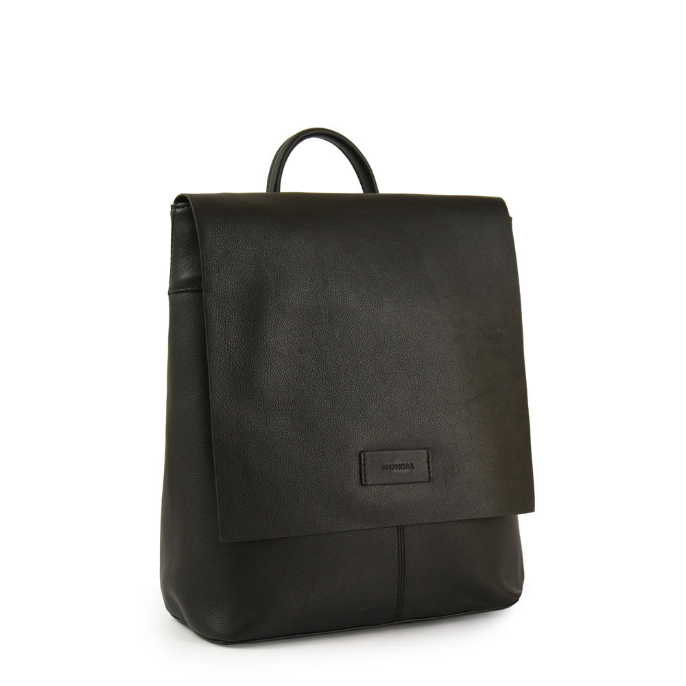 Mochila parana cuero negro