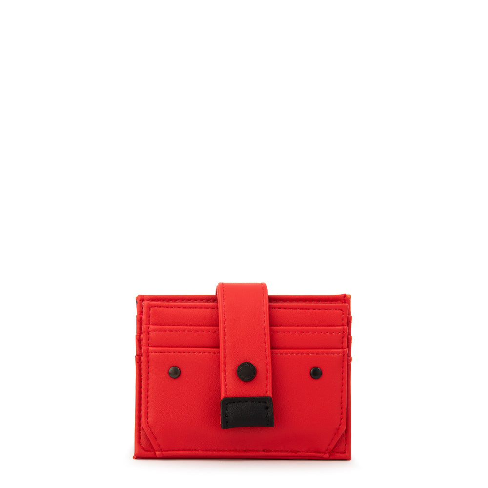 Tarjetero doble jasper rojo