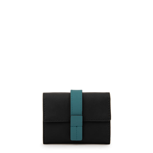 Billetera galia pequeña negro