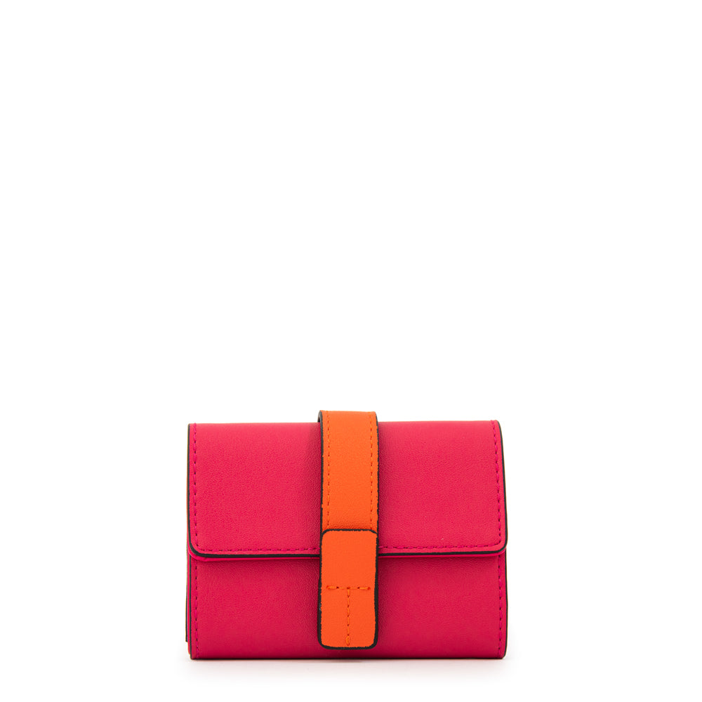 Billetera galia pequeña fucsia