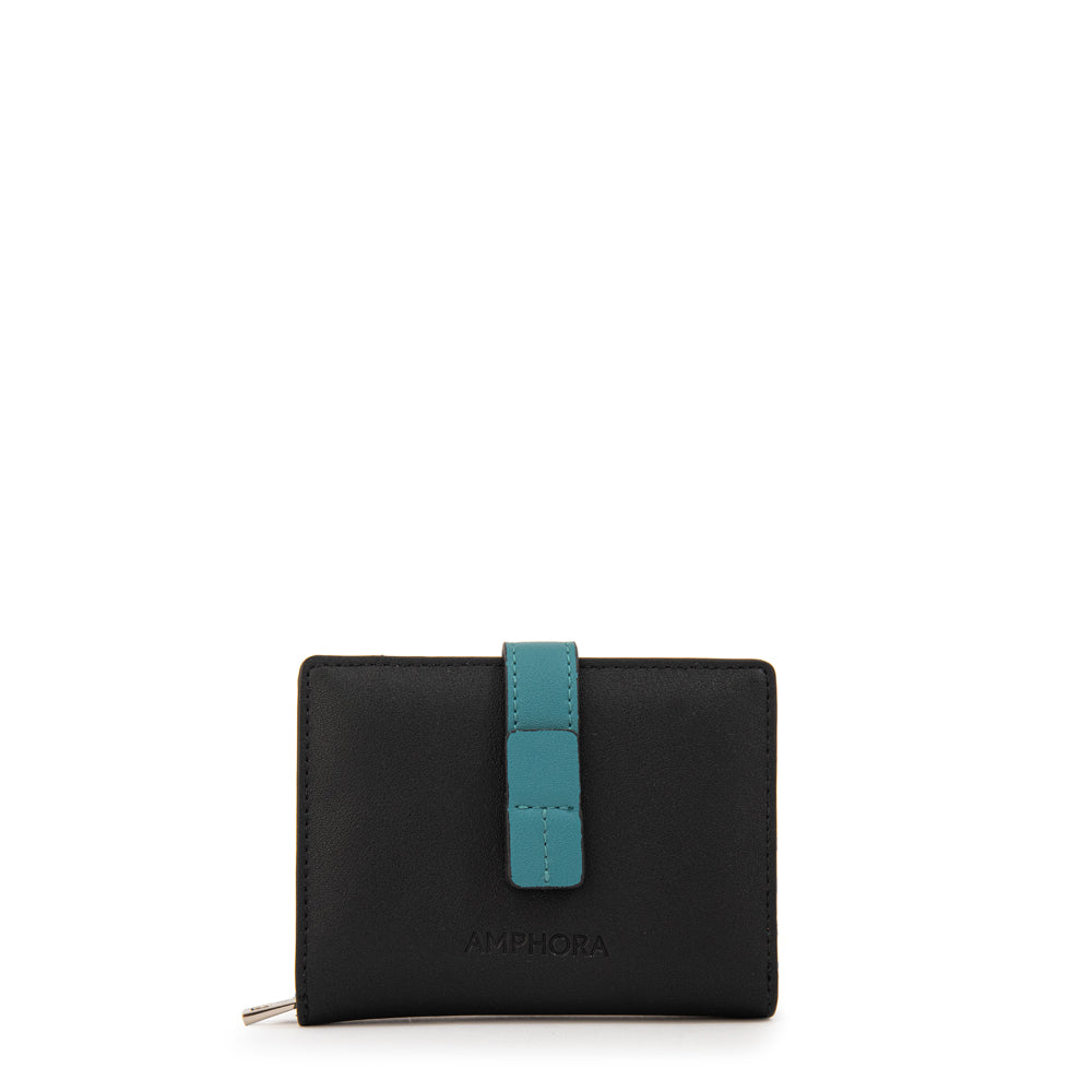 Billetera galia pequeña negro