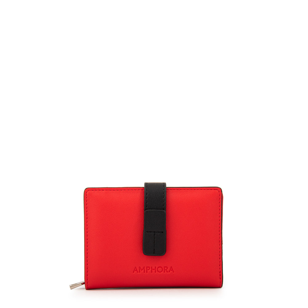 Billetera galia pequeña rojo