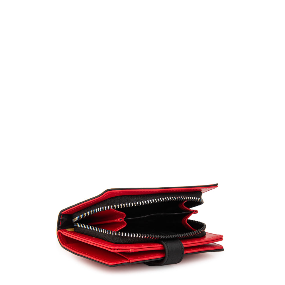 Billetera galia pequeña rojo