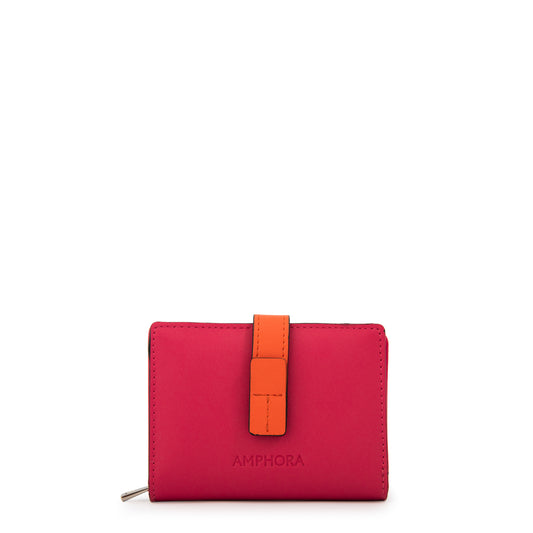 Billetera galia pequeña fucsia