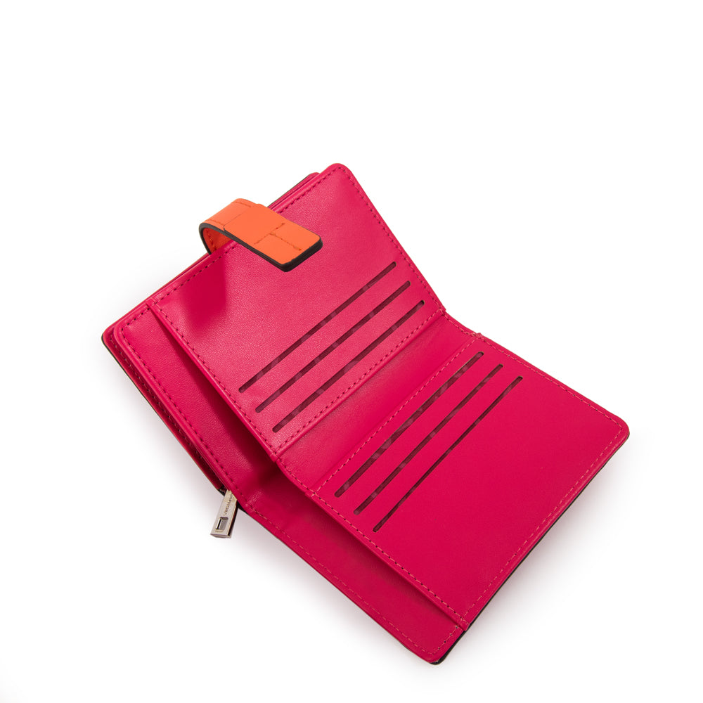 Billetera galia pequeña fucsia