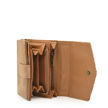 amphora calvin billetera acordeon pequeña café medio