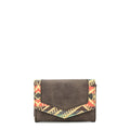 Billetera acordeon calvin pequeña café oscuro
