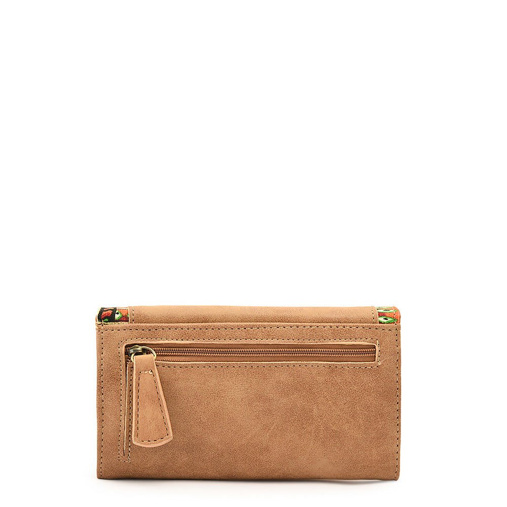 Billetera acordeon calvin mediana café medio