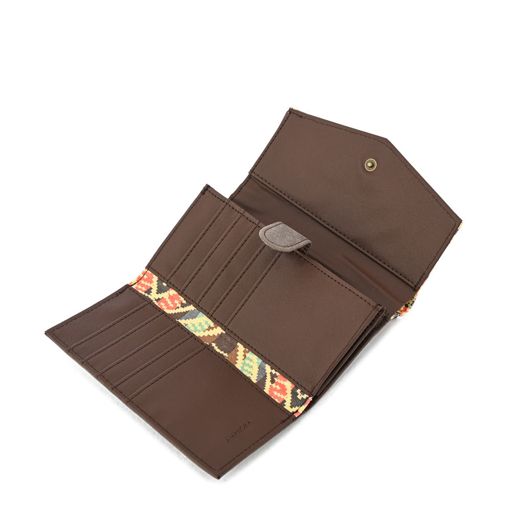 Billetera acordeon calvin mediana café oscuro