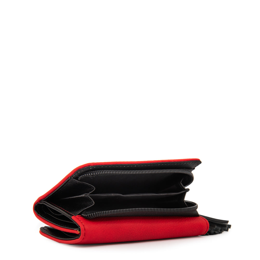Billetera budapest mediana rojo