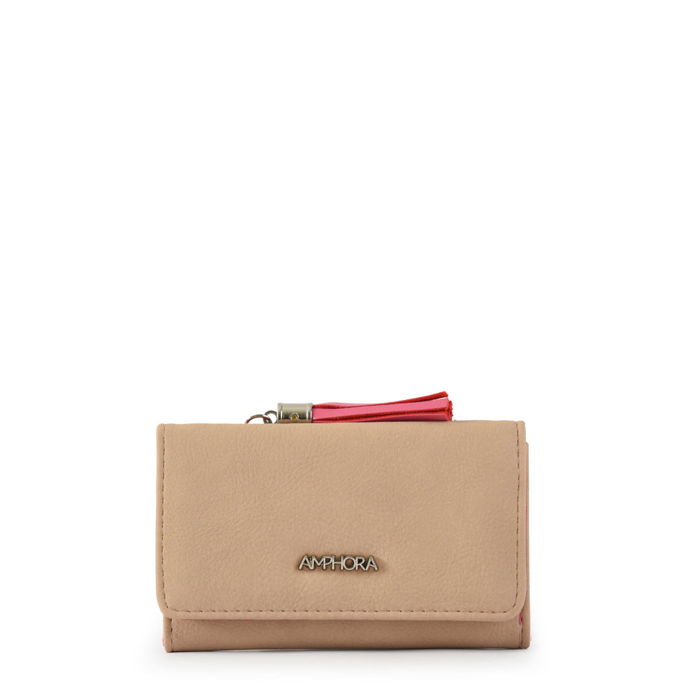 Billetera budapest mediana beige