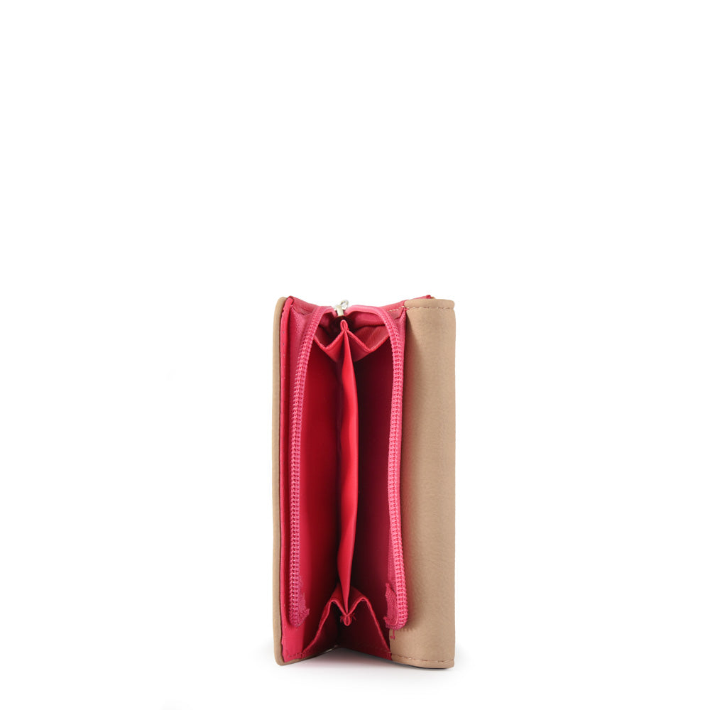 Billetera budapest mediana beige
