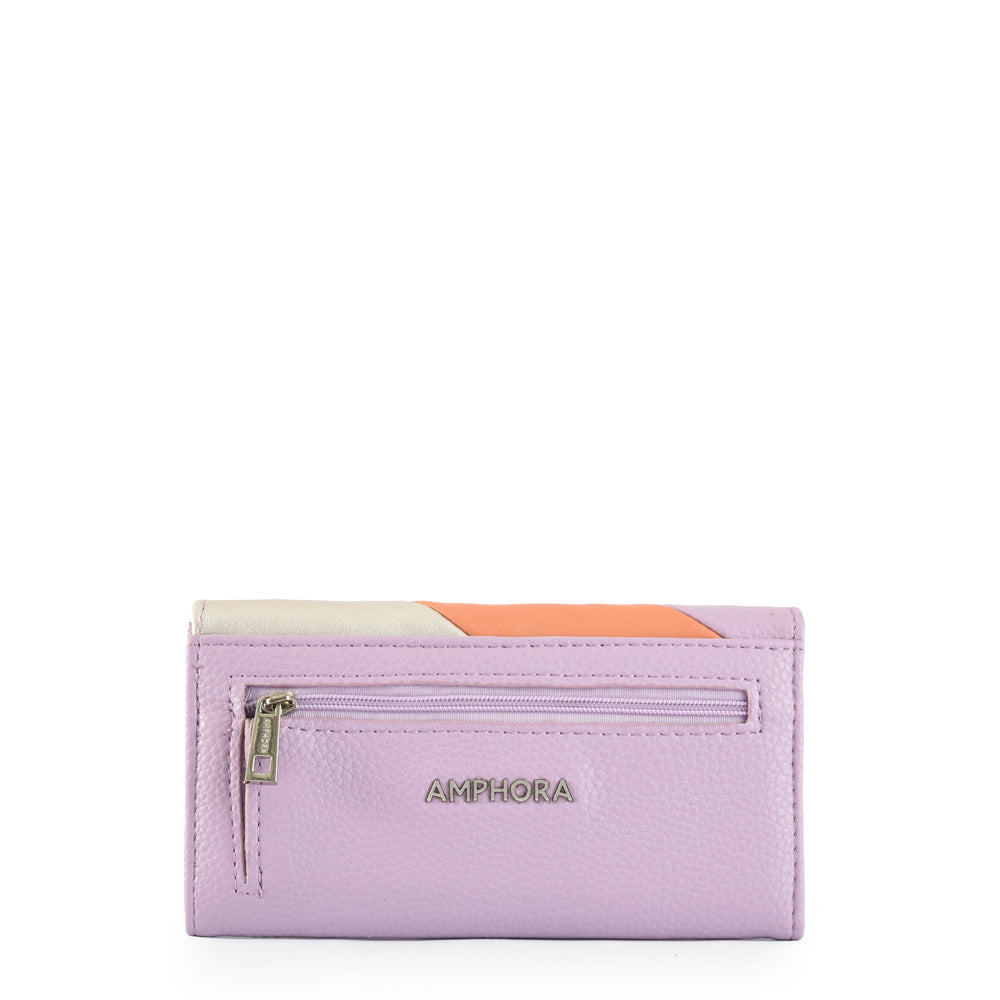 Billetera mediana arc lila