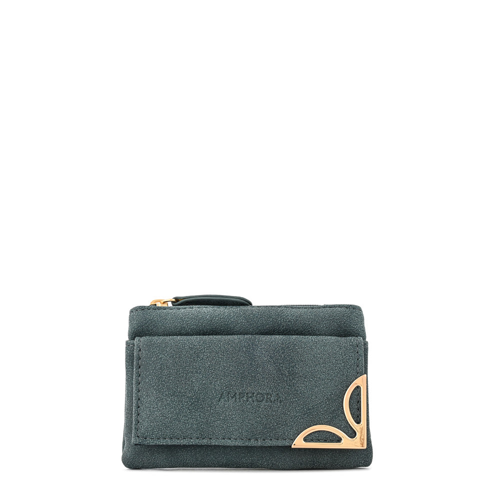 Monedero rectangular eleonor pequeña azul