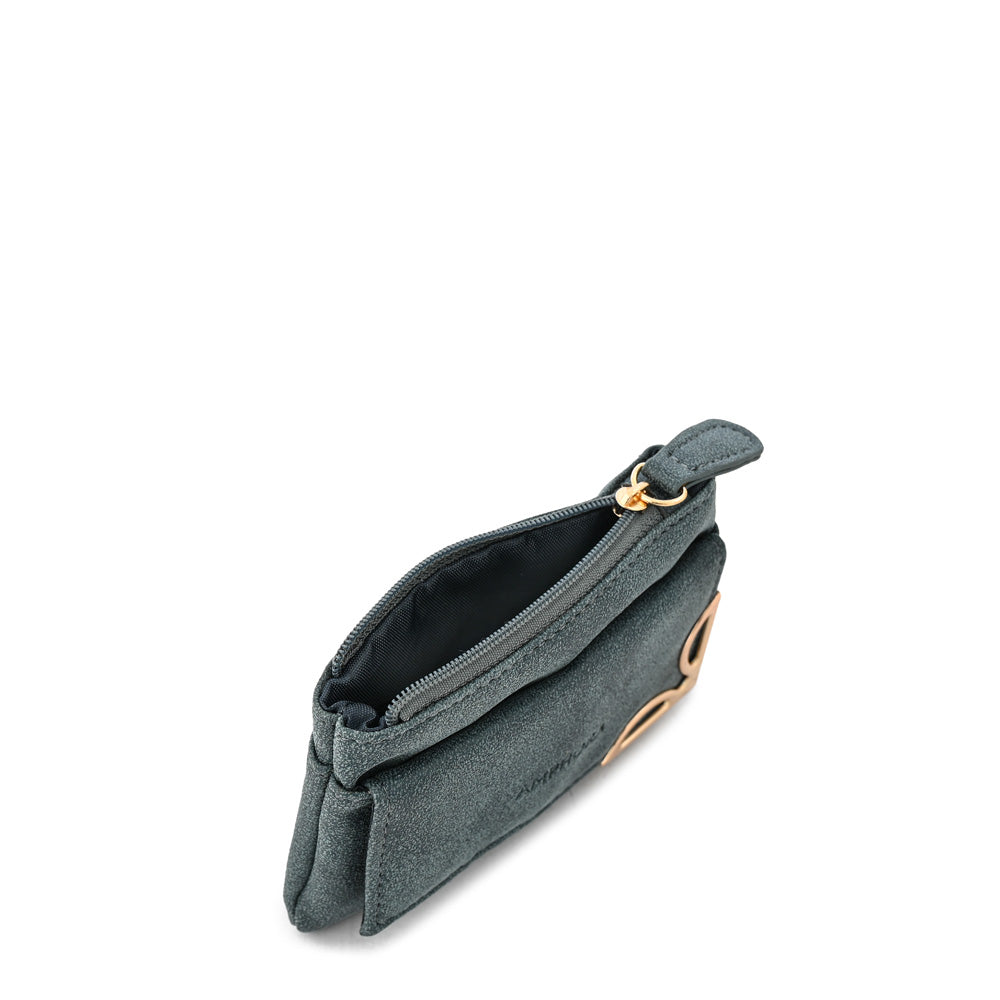 Monedero rectangular eleonor pequeña azul