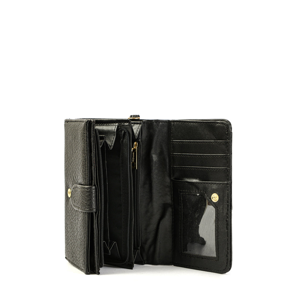 Billetera acordeon renate mediana negro