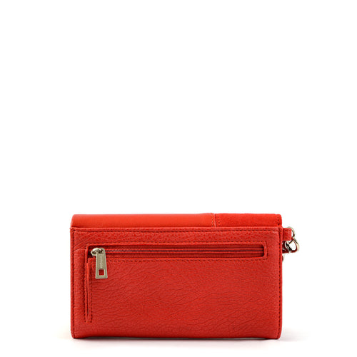 Billetera acordeon renate mediana rojo