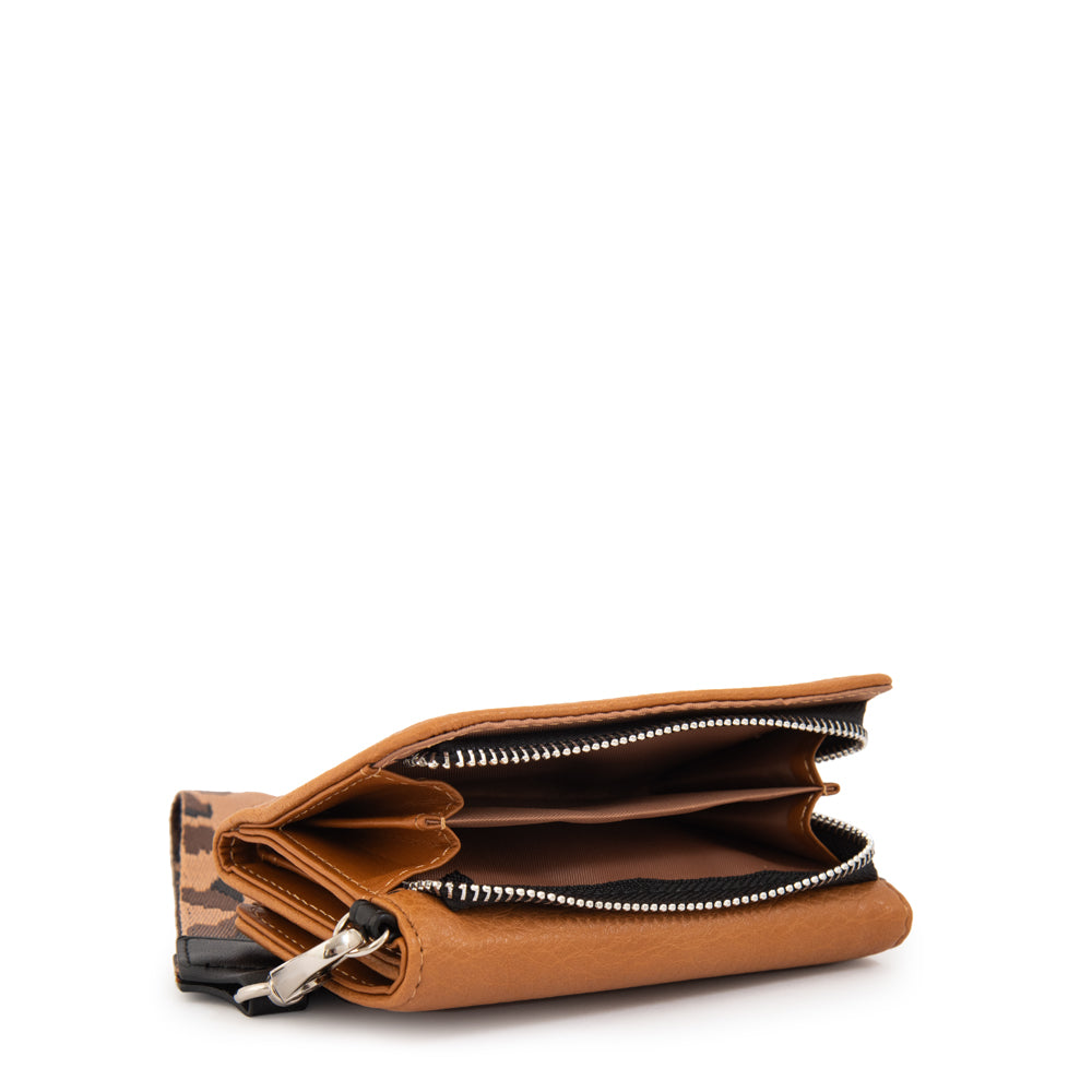 Billetera becky mediana camel