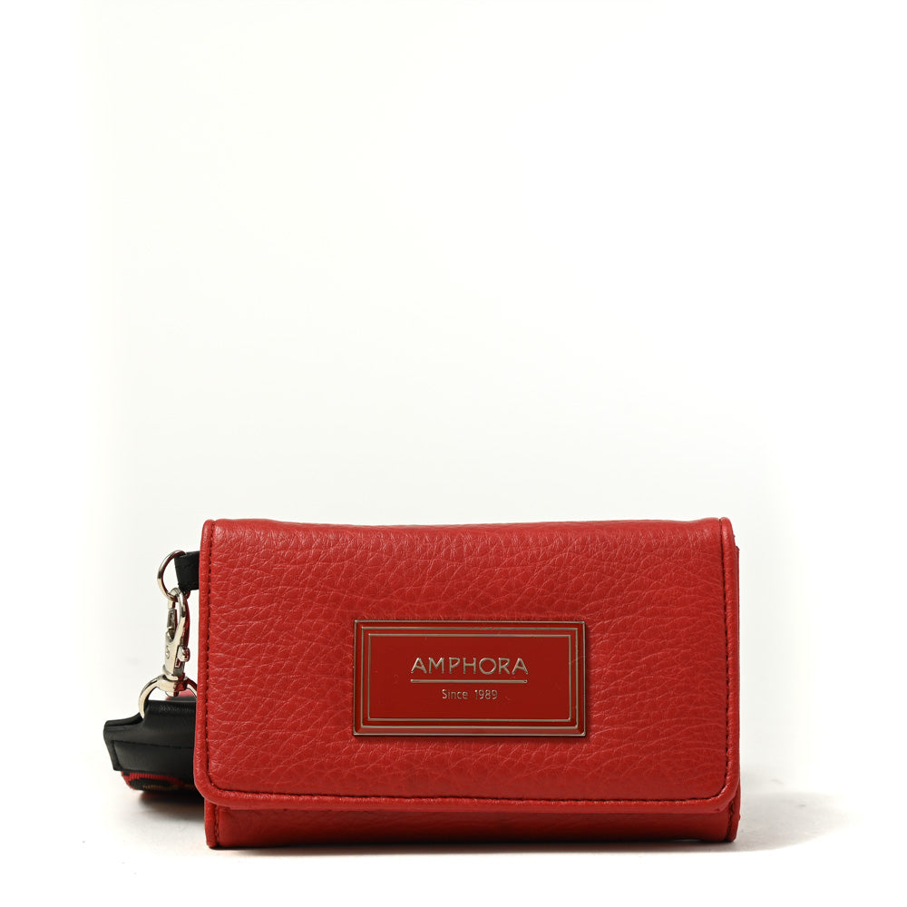 Billetera becky mediana rojo