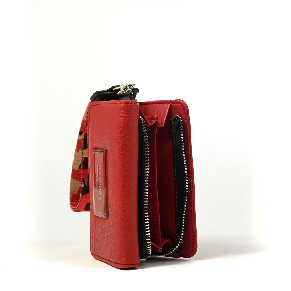 Billetera becky mediana rojo