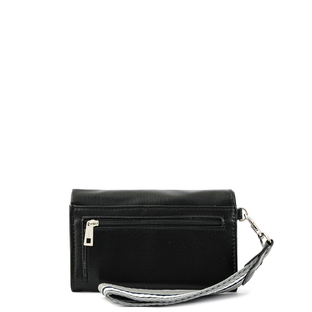 Billetera villazon acordeon mediana negro